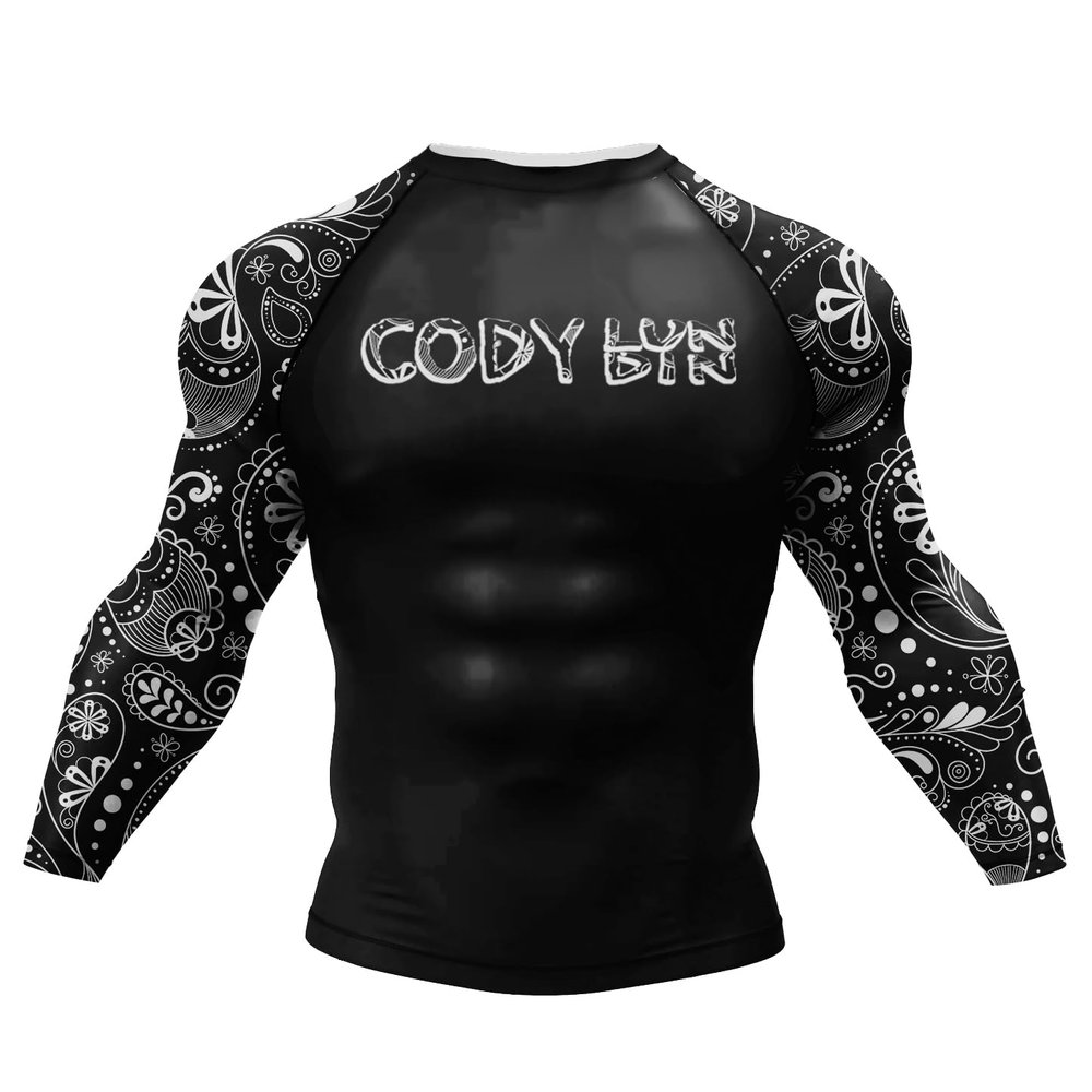 Red Plume Mens Athletic Long Sleeve Compression Shirts/Mens Cool Compression Top for Sports