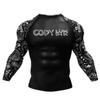 Red Plume Mens Athletic Long Sleeve Compression Shirts/Mens Cool Compression Top for Sports view 1