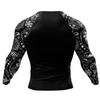 Red Plume Mens Athletic Long Sleeve Compression Shirts/Mens Cool Compression Top for Sports view 3