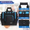 LARIPOP Bowling Ball Bag - Single Ball Tote with Padded Holder - Fits Shoes up to Mens Size 14 and Bowling Accessories view 4