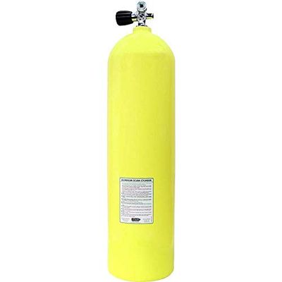 Sherwood Scuba Group Catalina Aluminum Cylinder 3000 PSI (Yellow, 77.4 Cuft)