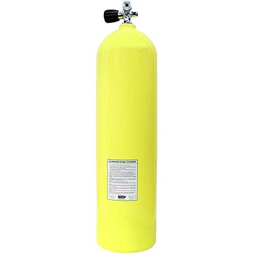 Sherwood Scuba Group Catalina Aluminum Cylinder 3000 PSI (Yellow, 77.4 Cuft)