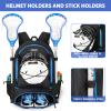 LARIPOP Lacrosse Bag Durable Equipment Backpack with 2 Stick Holders, Dedicated Helmet Compartment for Field Hockey, Youth & Adult Players view 3