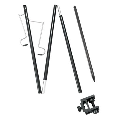 Yardwe Folding Lamp Pole for Tent High Strength Outdoor Lantern Stand Camping Lantern Hanger Safe Holding Mechanism