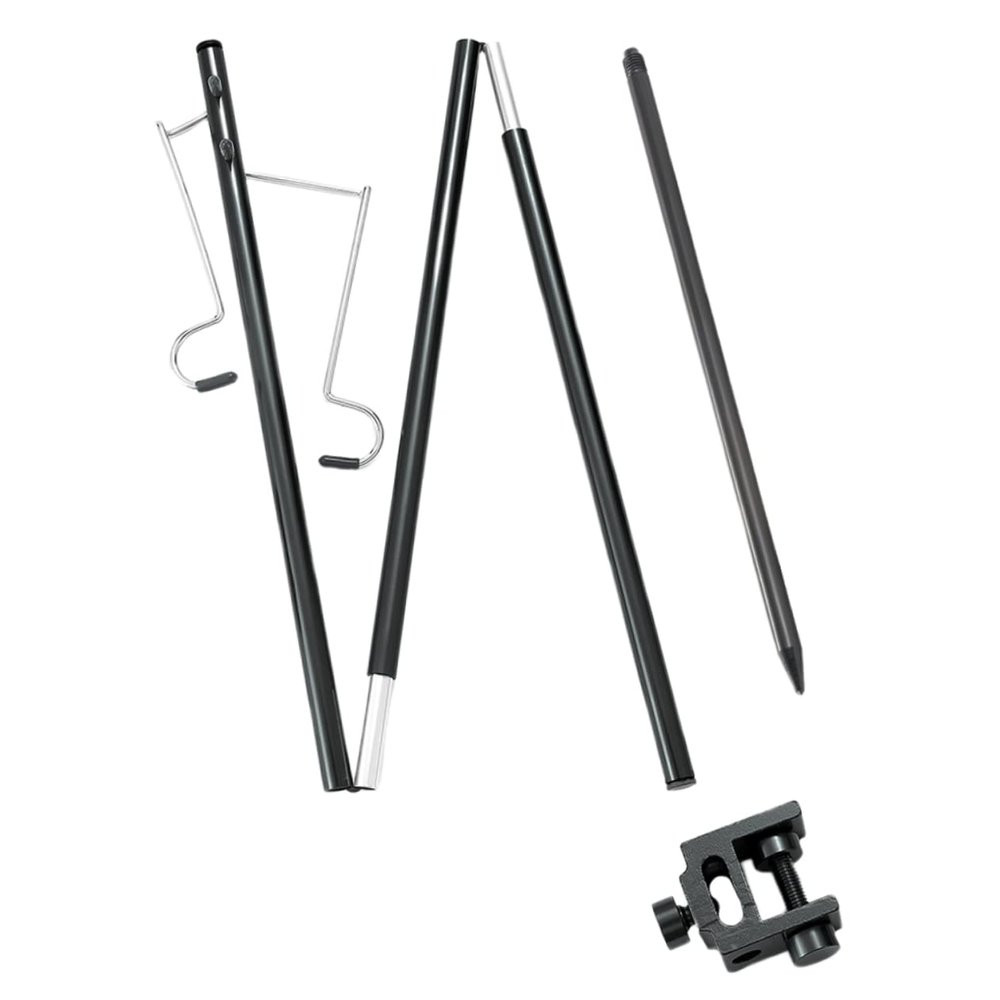Yardwe Folding Lamp Pole for Tent High Strength Outdoor Lantern Stand Camping Lantern Hanger Safe Holding Mechanism