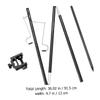 Yardwe Folding Lamp Pole for Tent High Strength Outdoor Lantern Stand Camping Lantern Hanger Safe Holding Mechanism view 4