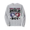 All American Boy 4th Of July Sunglasses US Flag Sweatshirt view 1
