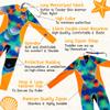 Cheekaaboo Long Sleeve Sunsafe Suit for Kids 412 | 2.5mm Neoprene Core Thermal Swimsuit with Stretch Spandex Sleeves | UPF 50+ Sun Protection view 3