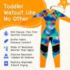 Cheekaaboo Long Sleeve Sunsafe Suit for Kids 412 | 2.5mm Neoprene Core Thermal Swimsuit with Stretch Spandex Sleeves | UPF 50+ Sun Protection view 4