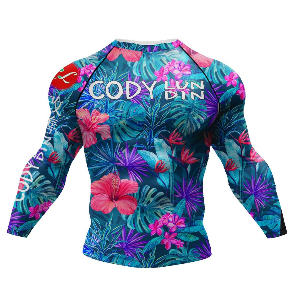 Red Plume Mens Athletic Long Sleeve Compression Shirts/Mens Cool Compression Top for Sports
