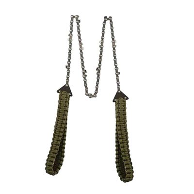 Yardwe Portable Rope Saw Chain for Outdoor Camping Lightweight for Easy Tree Cutting and Pruning Durable Material Essential Camping Gear
