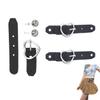 ArrErr 3 Set Girls Uniform Skirt Extender Straps with Heart Shaped Buckle Kilt Waist Tightener Adjustable Waist Extender for Mini Skater Skirt Mini Pleated Skirt Split Hem Bodycon Shot Skirts view 1