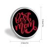 FLYiFE Best Mom Ever Happy Mothers' Day Pins Round Badge Circle Button Brooch for Women Men Cap Hat Bag Backpack T-Shirts Pullovers Jackets view 2