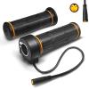 MUSELK Electric Bike 192X Full Half Twist Throttle Right Handle Throttle 3PIN Female Connector for BBS01 BBS02 BBSHD Mid Motor Electric Bicycle Accelerator (BF-192X-full Throttle) view 1