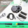 MUSELK Electric Bike 192X Full Half Twist Throttle Right Handle Throttle 3PIN Female Connector for BBS01 BBS02 BBSHD Mid Motor Electric Bicycle Accelerator (BF-192X-full Throttle) view 4