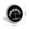 FLYiFE Yeshua Jesus Christian Pins Round Badge Circle Button Brooch for Women Men Cap Hat Bag Backpack T-Shirts Pullovers Jackets view 2