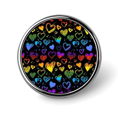FLYiFE Pride Month LGBTQ Gay Pride Ally Pins Round Badge Circle Button Brooch for Women Men Cap Hat Bag Backpack T-Shirts Pullovers Jackets