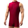 SPNSSTCR Men Wrestling Singlets Bodysuit Boxers Zipper Yoga Gym Fitness Athletic Supporters Seamless Jumpsuits Leotard view 1