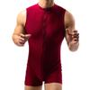 SPNSSTCR Men Wrestling Singlets Bodysuit Boxers Zipper Yoga Gym Fitness Athletic Supporters Seamless Jumpsuits Leotard view 3