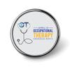FLYiFE Occupational Therapy Awareness Month Pins Round Badge Circle Button Brooch for Women Men Cap Hat Bag Backpack T-Shirts Pullovers Jackets view 1