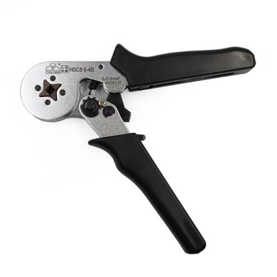 HNEJA 1PCS 0.25-6mm2 23-10AWG Terminal Crimping Tool Bootlace Ferrule Crimper Plier Cable Cord Wire End Sleeves HSC8 6-4 A B (Color : HSC8 6-4B)