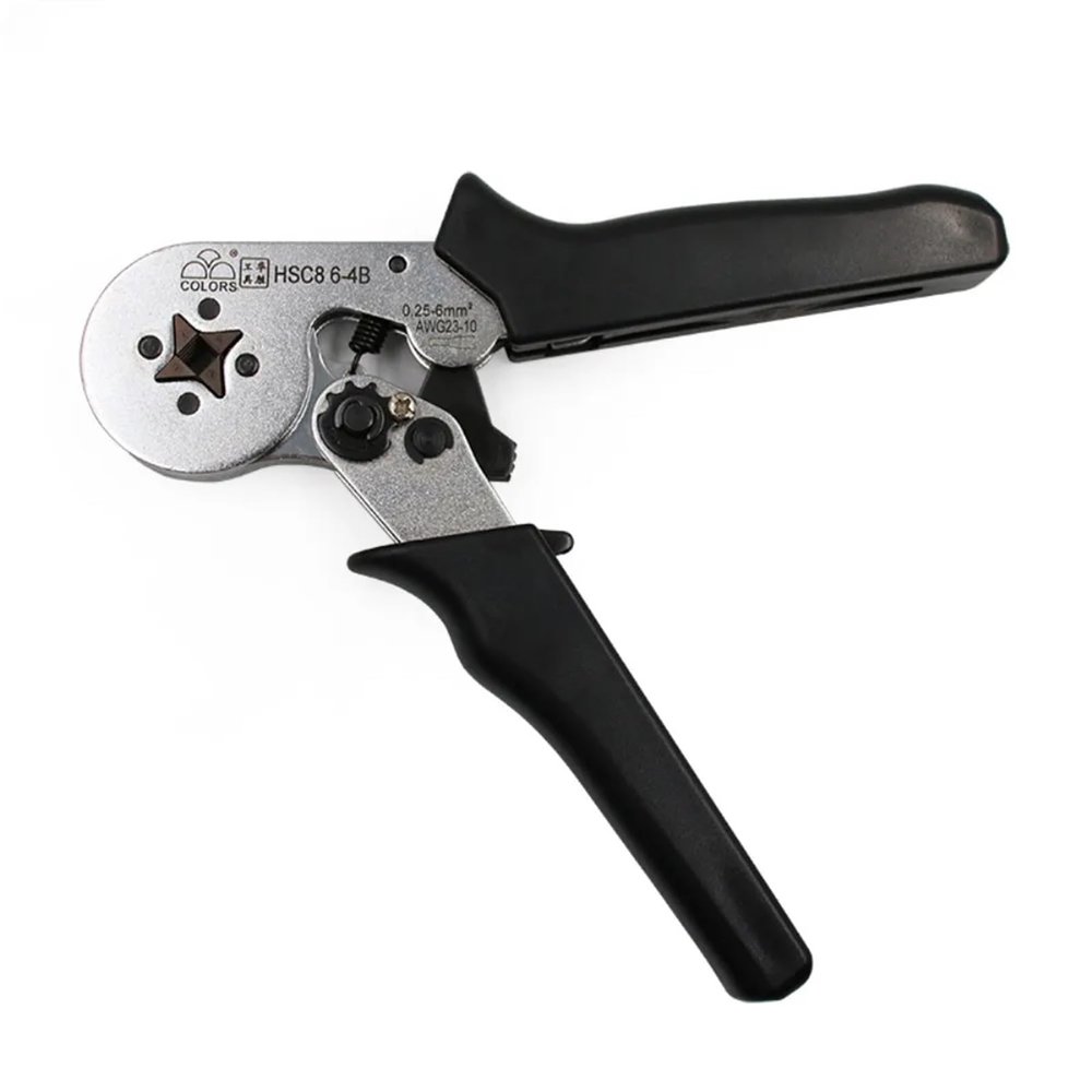 HNEJA 1PCS 0.25-6mm2 23-10AWG Terminal Crimping Tool Bootlace Ferrule Crimper Plier Cable Cord Wire End Sleeves HSC8 6-4 A B (Color : HSC8 6-4B)