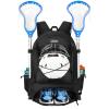 LARIPOP Lacrosse Bag Durable Equipment Backpack with 2 Stick Holders, Dedicated Helmet Compartment for Field Hockey, Youth & Adult Players view 1