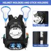 LARIPOP Lacrosse Bag Durable Equipment Backpack with 2 Stick Holders, Dedicated Helmet Compartment for Field Hockey, Youth & Adult Players view 3