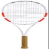 Babolat Pure Strike 97 Tennis Racquet (4th Gen) - Strung with 16g White Syn Gut at Mid-Range Tension (4 1/2" Grip) view 2