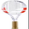 Babolat Pure Strike 97 Tennis Racquet (4th Gen) - Strung with 16g White Syn Gut at Mid-Range Tension (4 1/2" Grip) view 4