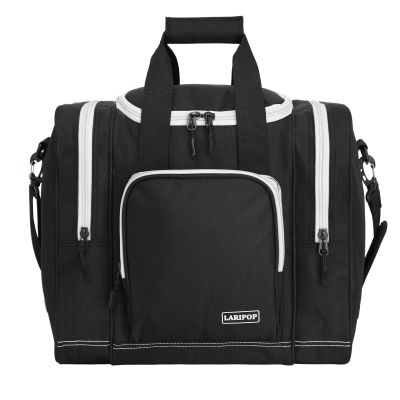 LARIPOP Bowling Ball Bag for Single Ball, 2022 Bowling Ball Tote Bowling bag with Padded Holder - Fits Shoes up to Mens Size 14 and Accessories