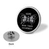 FLYiFE Fight Brain Tumor Awareness Pins Round Badge Circle Button Brooch for Women Men Cap Hat Bag Backpack T-Shirts Pullovers Jackets, Circular view 3
