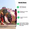 Kunovo Dragon Poi Small Size Beginners Dragon Poi Kite, 6.5 ft, 10 ft, 16.4 ft Long Dragon Ribbon Streamer Set, Outside Practice Ribbon Dancer for Celebration (Size : 3 m (10 ft)) view 2