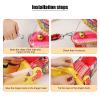 Kunovo Dragon Poi Small Size Beginners Dragon Poi Kite, 6.5 ft, 10 ft, 16.4 ft Long Dragon Ribbon Streamer Set, Outside Practice Ribbon Dancer for Celebration (Size : 3 m (10 ft)) view 4