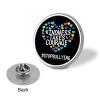 FLYiFE Unity Day - Kindness Takes Courage Anti Bullying Orange Pins Round Badge Circle Button Brooch for Women Men Cap Hat Bag Backpack T-Shirts Pullovers Jackets view 3