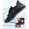 StoneLiquid Barefoot Shoes Women, Running Hike Barefoot Men Minimalist Quick Dry Footwear Wide Toe Box (Black, Adult, Women, 7.5, Numeric, US Footwear Size System, Medium) view 2