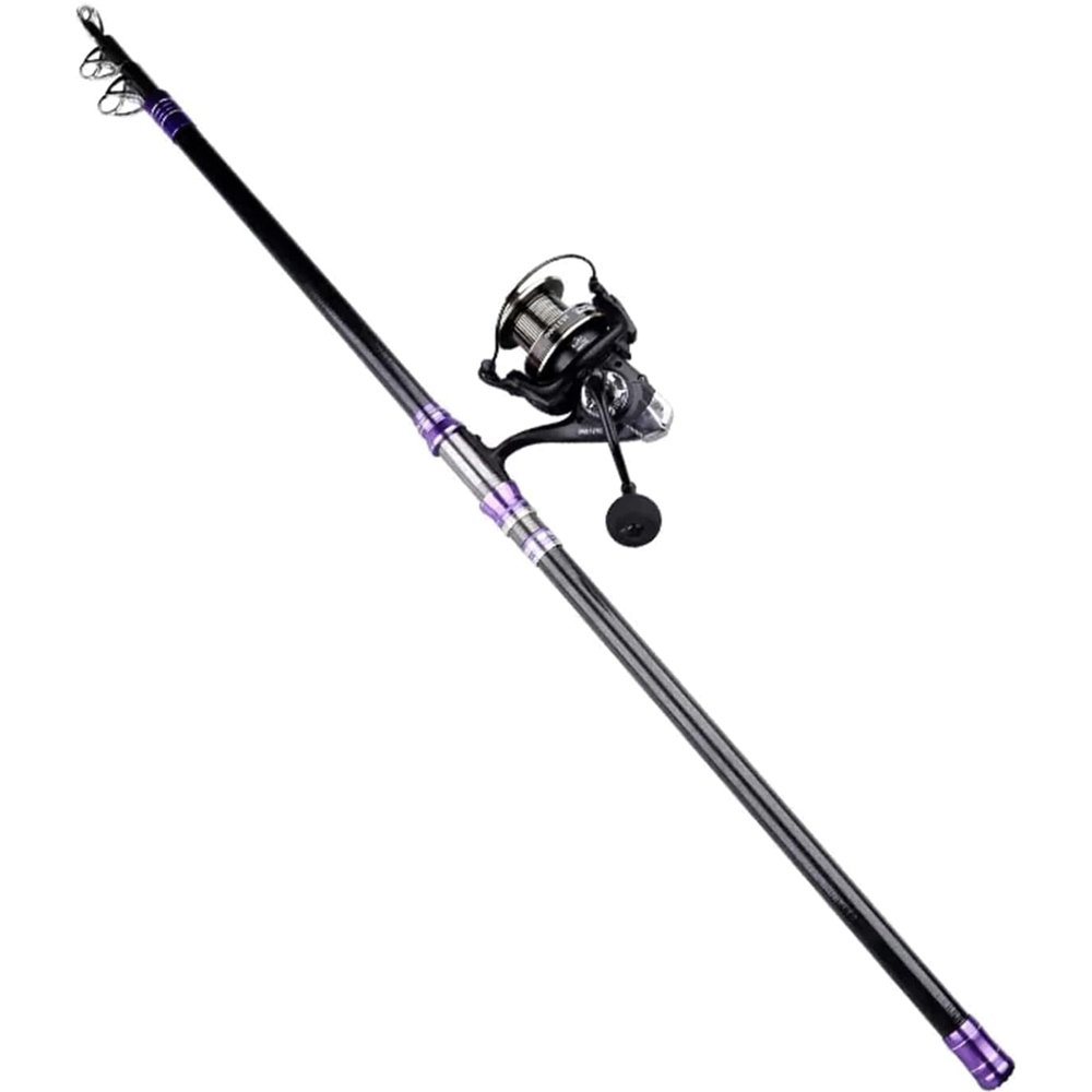 Fishing Rod Fishing Rod 7000 Metal Wheel Set/Bare Pole Professional Ultra-Light and Ultra-Hard Rod Inshore Stream Pole Portable