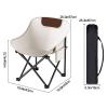 BREZO Folding Camping ChairsFolding Chairs, Portable Camping Chair, Perfect for Use at Home, Camping, in The Yard Or On Long Road Trips (Color : A) view 2