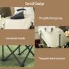 BREZO Folding Camping ChairsFolding Chairs, Portable Camping Chair, Perfect for Use at Home, Camping, in The Yard Or On Long Road Trips (Color : A) view 4