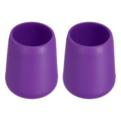 PATIKIL Fishing Rod Butt Cushion, 2 Pcs Silicone Fish Rods Seat Cushions Protector Cap End, Large, Purple