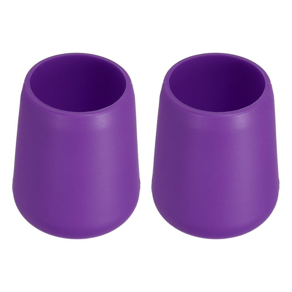PATIKIL Fishing Rod Butt Cushion, 2 Pcs Silicone Fish Rods Seat Cushions Protector Cap End, Large, Purple