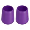 PATIKIL Fishing Rod Butt Cushion, 2 Pcs Silicone Fish Rods Seat Cushions Protector Cap End, Large, Purple view 1