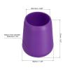PATIKIL Fishing Rod Butt Cushion, 2 Pcs Silicone Fish Rods Seat Cushions Protector Cap End, Large, Purple view 2