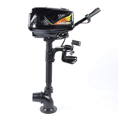 HANGKAI 4 HP Electric Outboard Motor Boat Engine, 48V 1000W Outboard Trolling Motor Electric Boat Motors 16.53" Shaft 15 KM/H