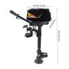 HANGKAI 4 HP Electric Outboard Motor Boat Engine, 48V 1000W Outboard Trolling Motor Electric Boat Motors 16.53" Shaft 15 KM/H view 2