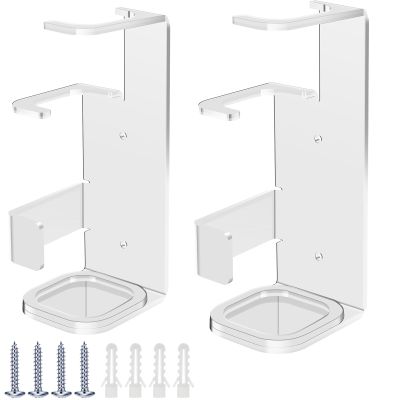 SAEHAEYEE 2Pcs Light Sword Wall Mount Stand Transparent Acrylic Light Sword Display Stand Light Sword Duel Crossed Display Stand Double Light Sword Wall Rack for Displaying Light Swords \