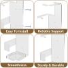 SAEHAEYEE 2Pcs Light Sword Wall Mount Stand Transparent Acrylic Light Sword Display Stand Light Sword Duel Crossed Display Stand Double Light Sword Wall Rack for Displaying Light Swords \ view 2