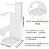 SAEHAEYEE 2Pcs Light Sword Wall Mount Stand Transparent Acrylic Light Sword Display Stand Light Sword Duel Crossed Display Stand Double Light Sword Wall Rack for Displaying Light Swords \ view 3