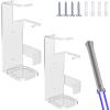 SAEHAEYEE 2Pcs Light Sword Wall Mount Stand Transparent Acrylic Light Sword Display Stand Light Sword Duel Crossed Display Stand Double Light Sword Wall Rack for Displaying Light Swords \ view 4