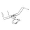 WOONEKY 2 Pcs Stainless Steel Fishing Rod Holder Adjustable Fishing Pole Stand Bracket for Boat and Garage Fishing Rod Racks Supplies Silver view 2
